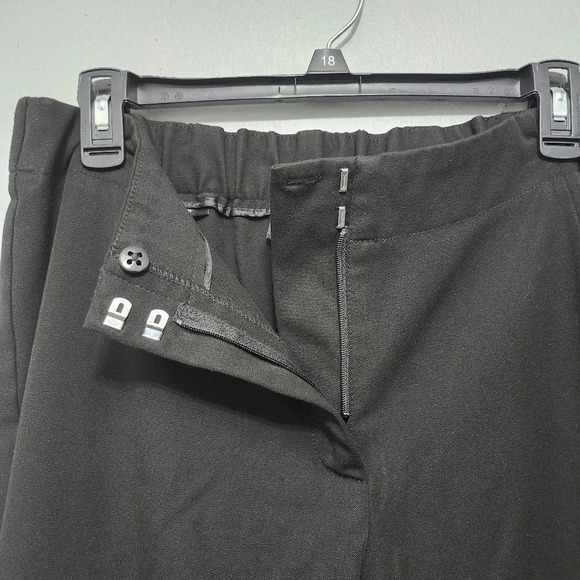 Talbots women's dress pants size 14W black trouser cropped office carrier - Picture 4 of 6